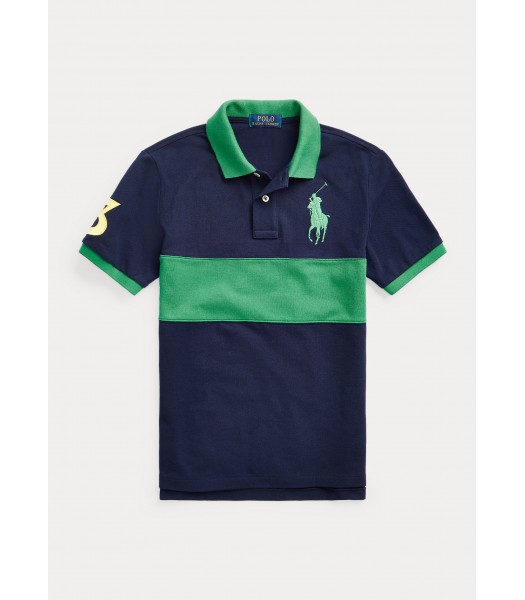 Polo Ralph Lauren Navy/Green N03 Polo Shirt.